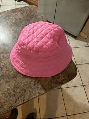 Fashion Nova Quilted Pink Bucket Hat
